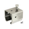 Klamra ścienna INOX prowadnicy systemu SLID'UP 2000 do drzwi przesuwnych o ciężarze max. 60 kG