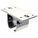 Klamra sufitowa INOX prowadnicy systemu SLID'UP 2000 do drzwi przesuwnych o ciężarze max. 60 kG