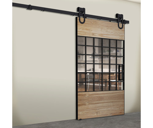Komplet złączek do drzwi LOFTOWYCH BARN DOOR SLID'UP 360