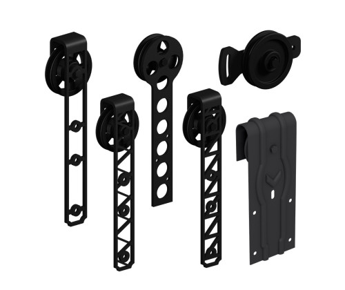 Komplet złączek ażurowych do drzwi LOFTOWYCH BARN DOOR